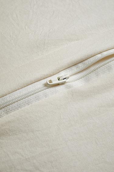 PLAIN CUSHION COVER FOR QUILTS - Oyster-white by Zara - Image 4