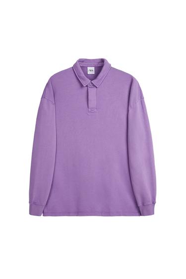 OVERSIZED POLO SWEATSHIRT