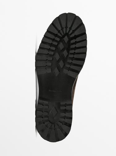 Mocasín antifaz piso track - Marrón de Zara - Imagen 0