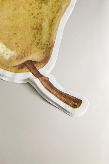 PACK OF PAPER PEAR NAPKINS (PACK OF 20) - Green by Zara - Image 2