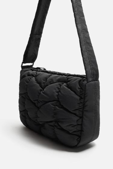 QUILTED CROSSBODY BAG - Black by Zara - Image 4