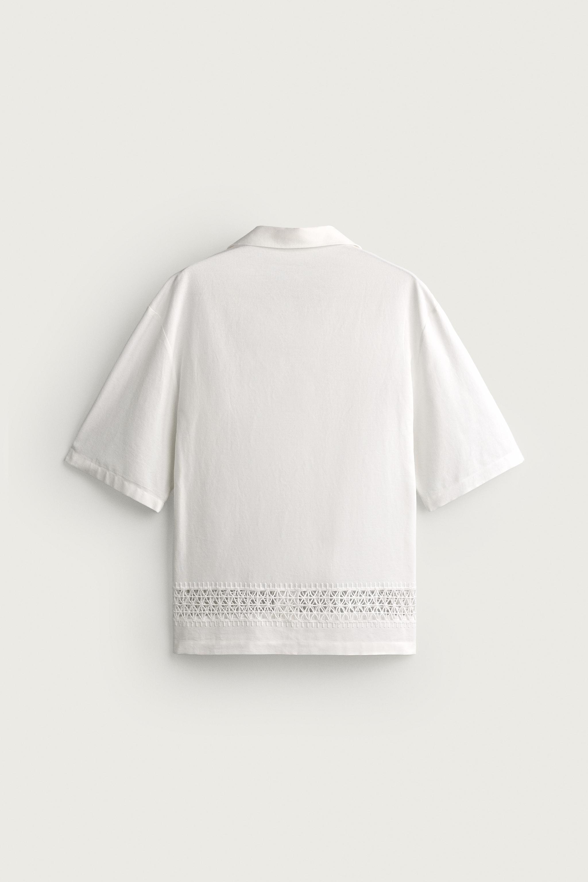 CHEMISE RELAXED FIT À FRISE