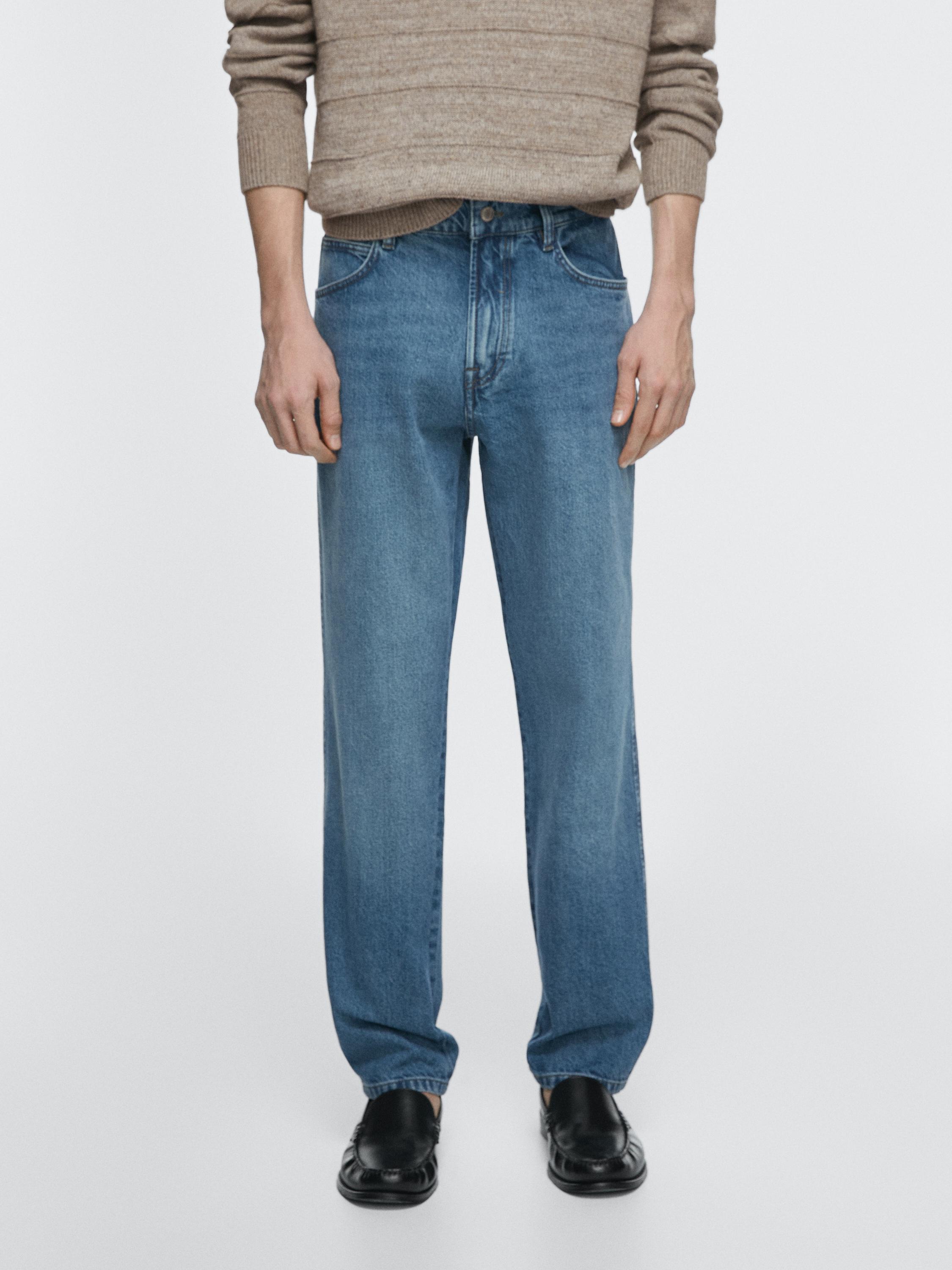 Tapered fit jeans — Indigo