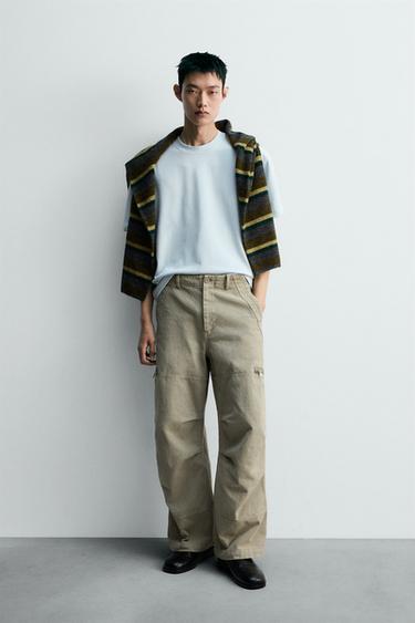 BASIC REGULAR FIT T-SHIRT - Sky blue by Zara