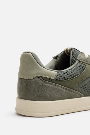BASKETS EN TISSU MAIL - Vert d'eau de Zara - Image 2