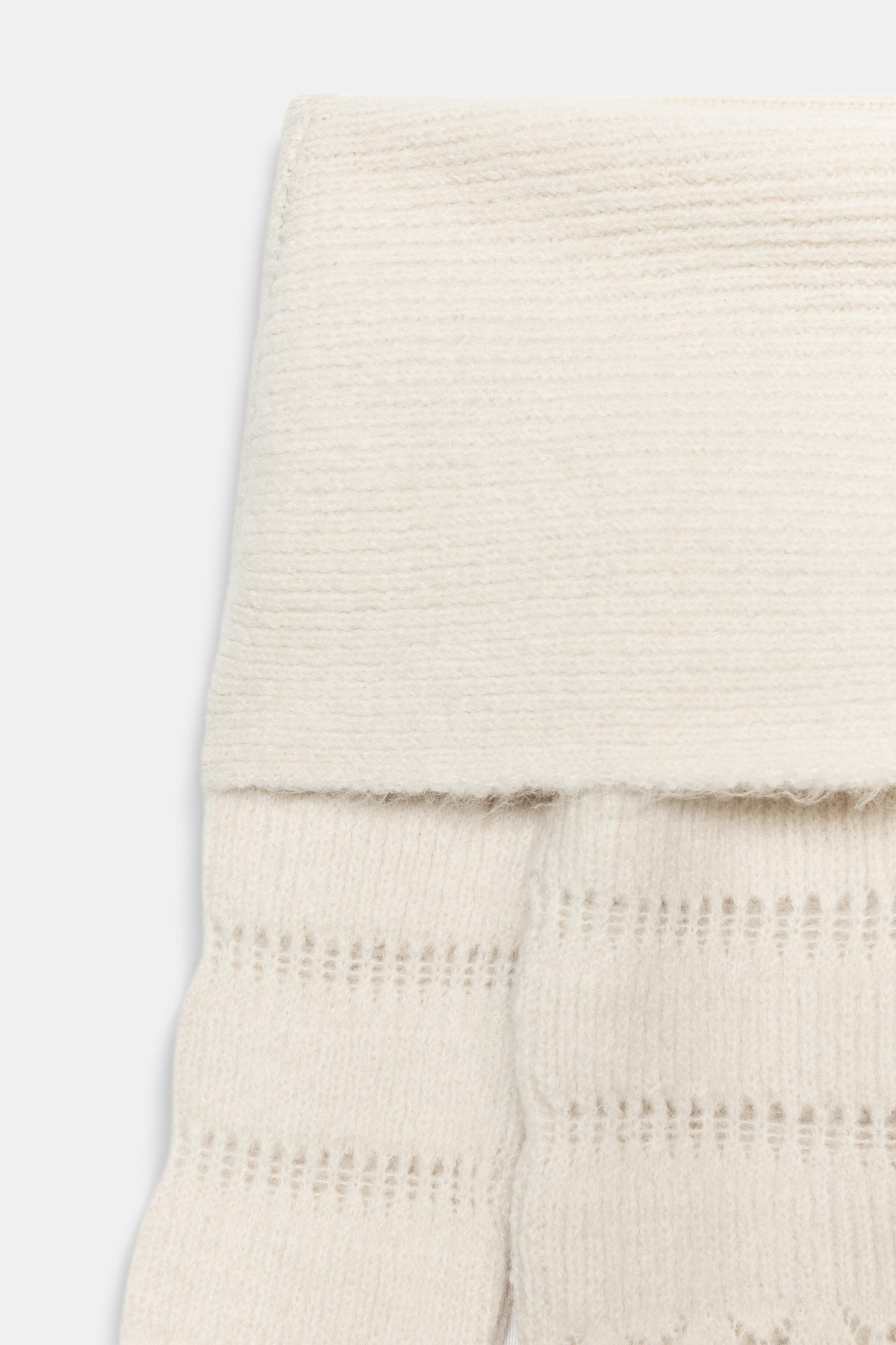 OFF-THE-SHOULDER OPENWORK JUMPER