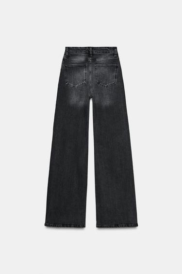 JEAN ZW COLLECTION JAMBE LARGE TAILLE HAUTE - Gris de Zara - Image 5