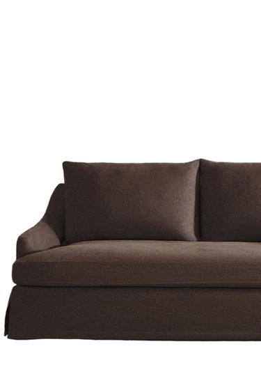 غلاف كتان للأريكة SOFA 01 - باذنجاني الخاص بـ Zara