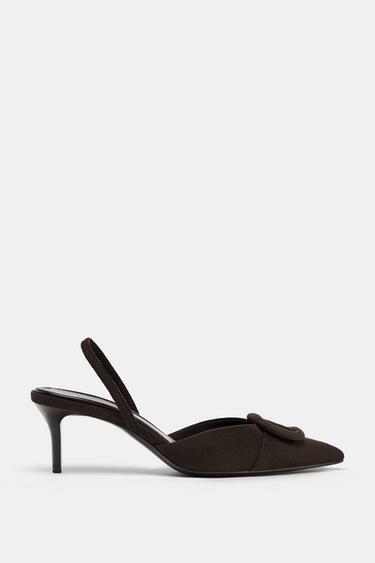 ZAPATO DESTALONADO PIEZA - Marrón de Zara