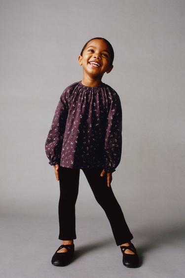 LEGGING FLARE OTTOMAN - Negro de Zara