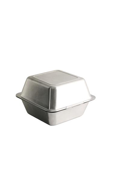 HAMBURGER-BOX AUS EDELSTAHL - Stahlgrau von Zara