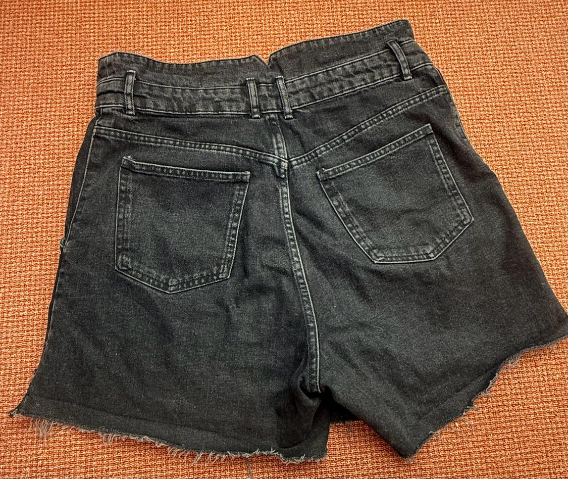 PAPERBAG DENIM BERMUDA SHORTS - Image 3