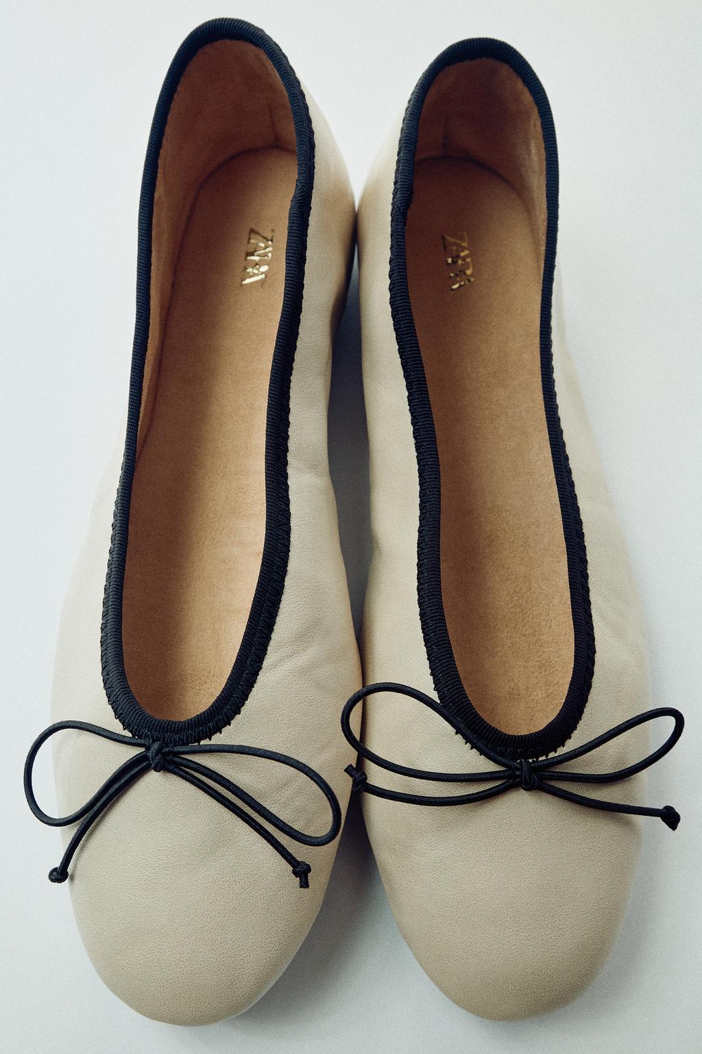 FLAT BALLET FLATS WITH BOW