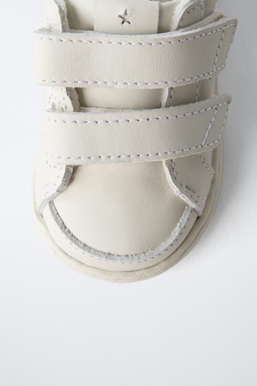 LEATHER STRAP BAREFOOT SNEAKERS - White by Zara - Image 7