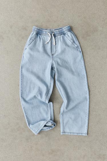 JEAN LOOSE FLUIDE - Bleu de Zara