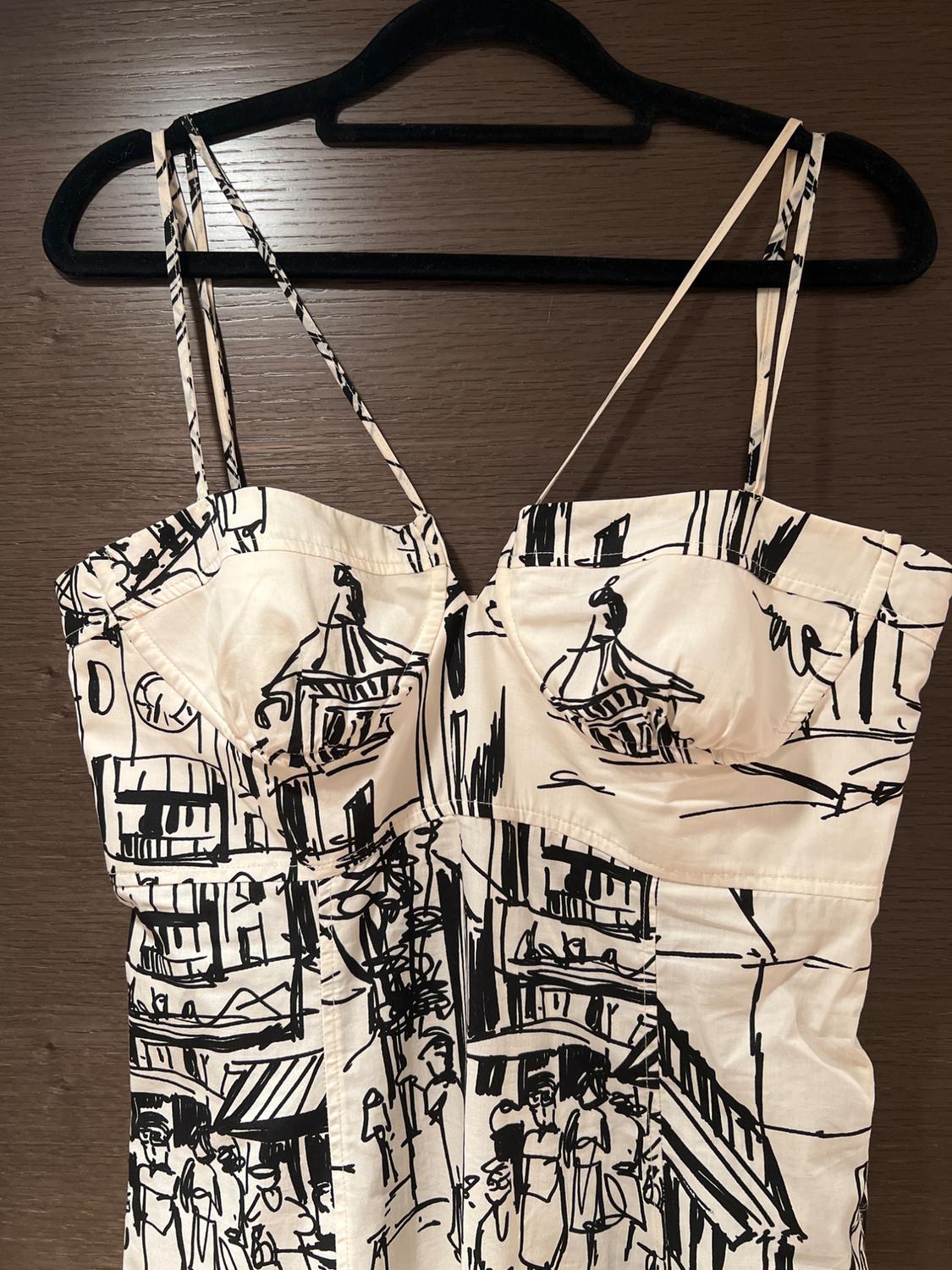 PRINTED MIDI DRESS - Image 2