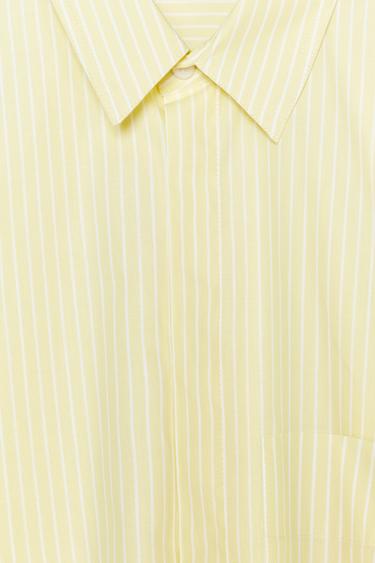 CHEMISE COURTE EN POPELINE - Imprimée de Zara - Image 5