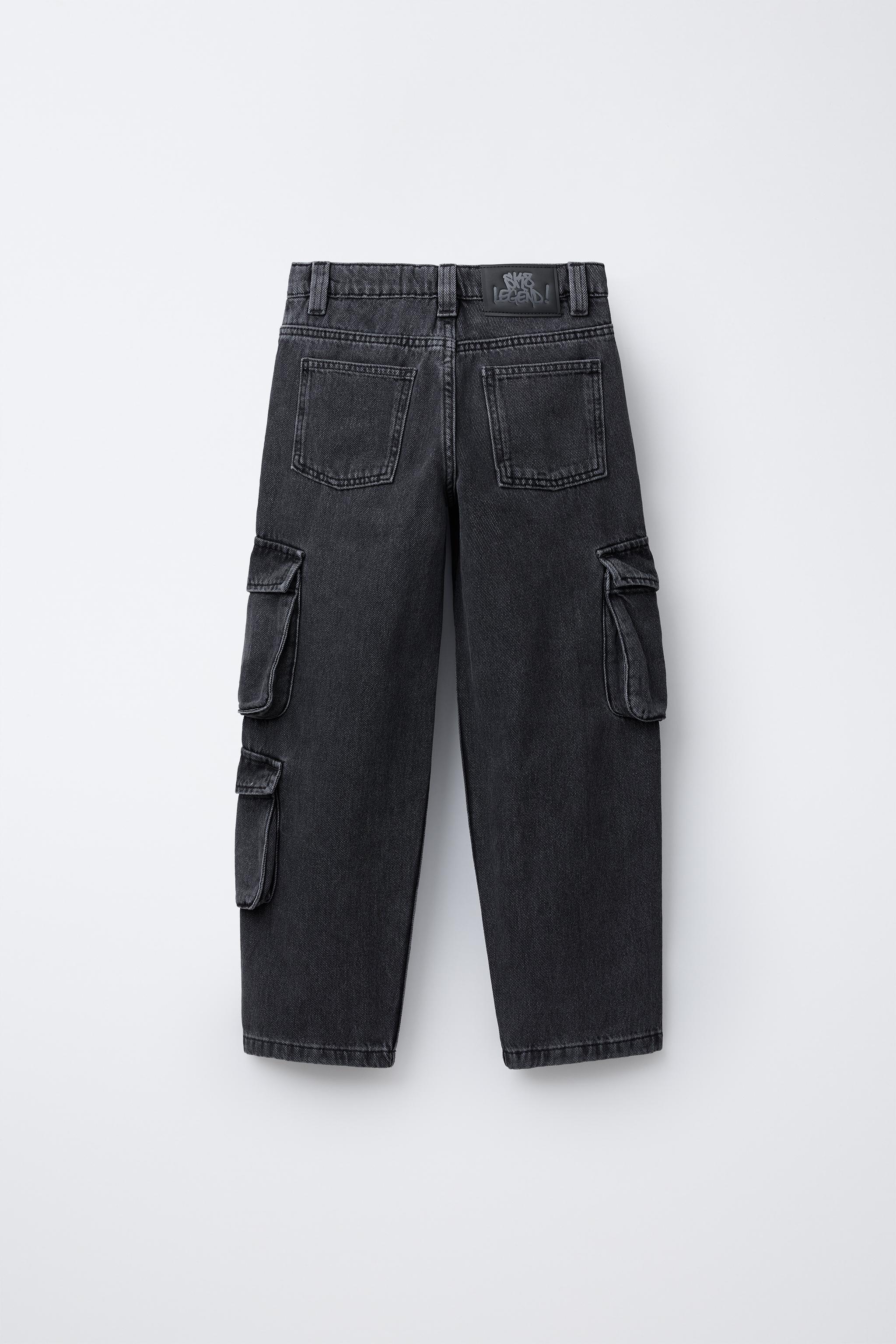 JEANS MULTICARGO - Cinza-médio | ZARA Brasil
