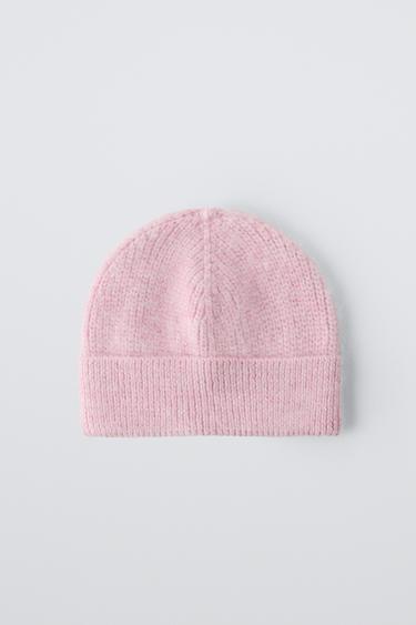 KNIT SKI COLLECTION BEANIE - Pastel pink by Zara - Image 2