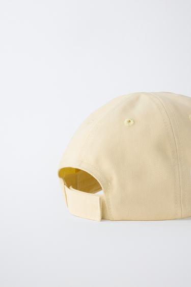 CASQUETTE VARSITY BRODÉE - Jaune de Zara - Image 2