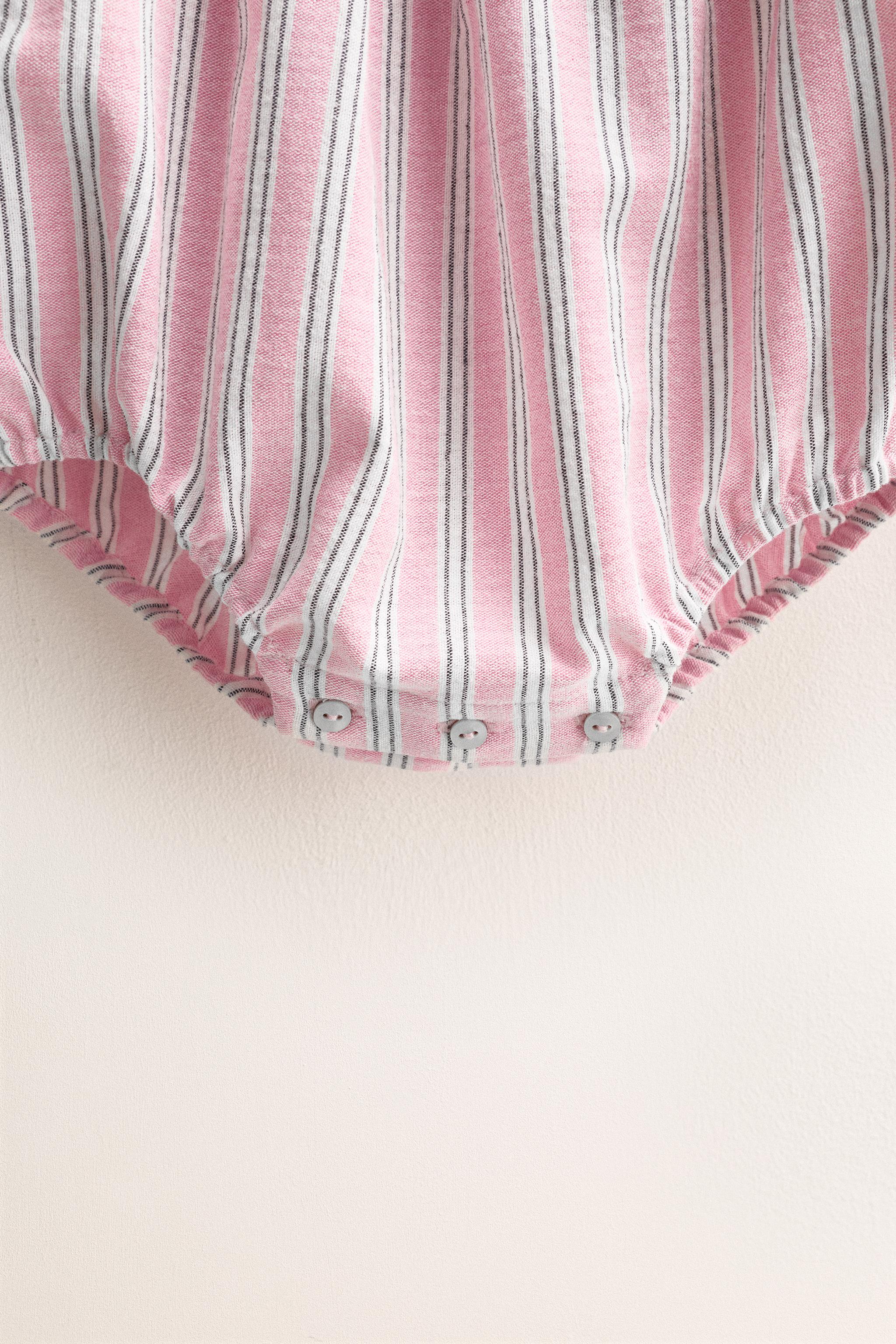 ZARA TIMELESS - STRIPED ROMPER