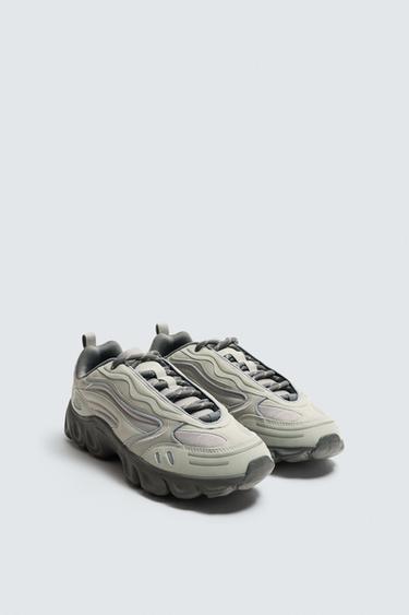 CHUNKY SOLE TRAINERS - Grey by Zara