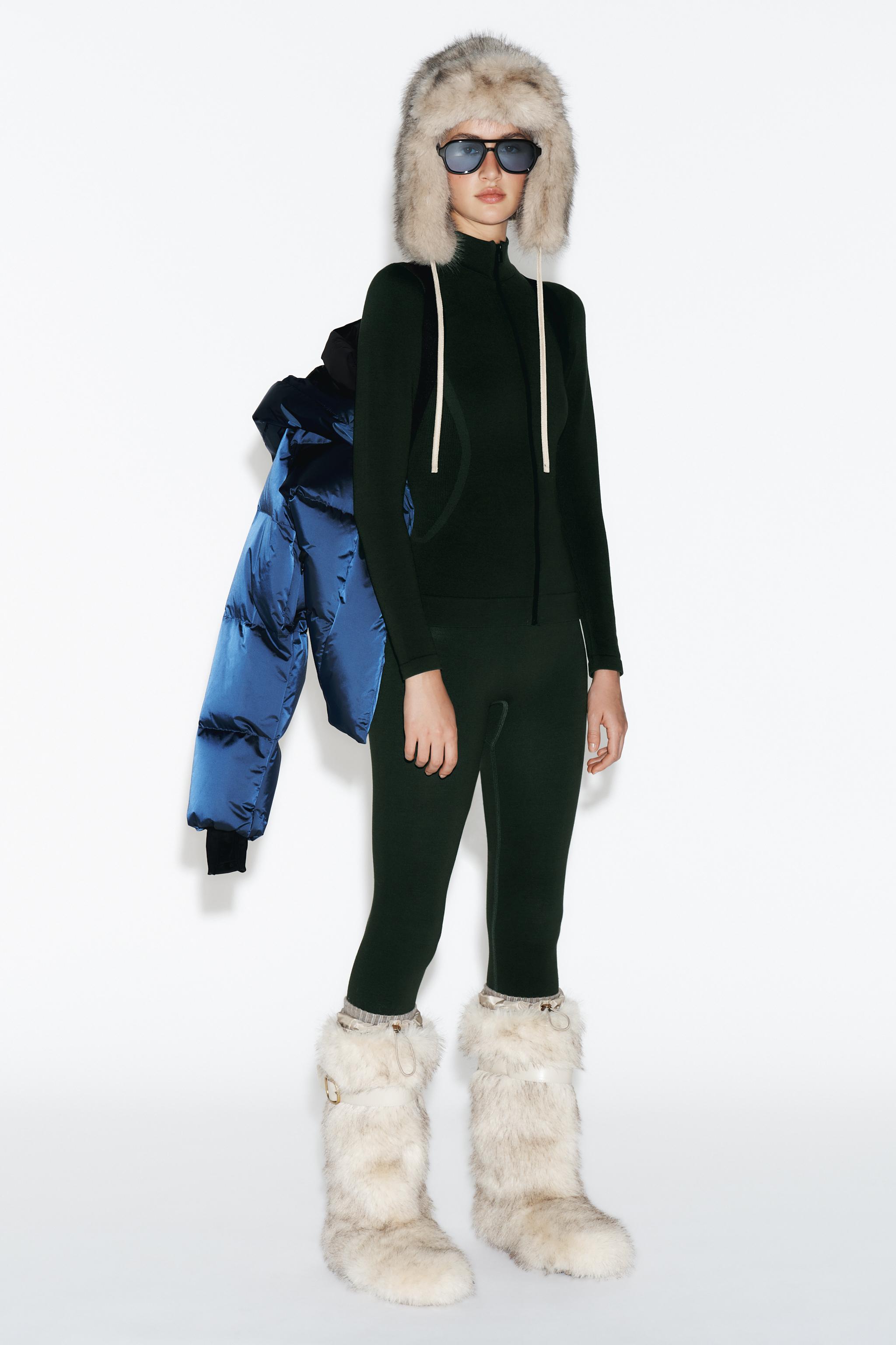 FAUX FUR BOOTS WITH STRAP SKI COLLECTION