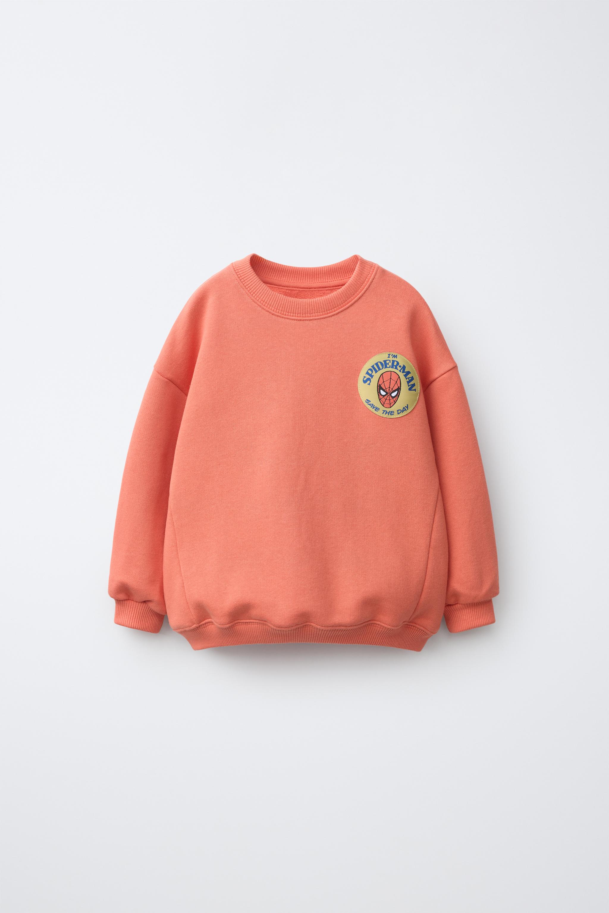 Детские худи Zara SPIDER-MAN © MARVEL PATCH SWEATSHIRT
