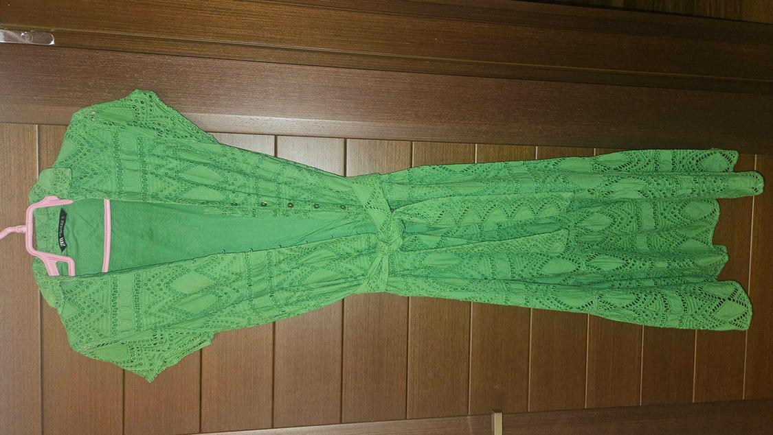 SHIRT DRESS WITH CUTWORK EMBROIDERY - Image 6
