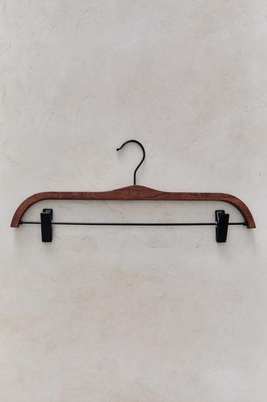 LOT CINTRES JUPE FINITION BOIS (LOT DE 2) - Marron foncé de Zara - Image 4