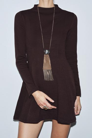 ROBE COURTE SKATER - Marron de Zara - Image 1