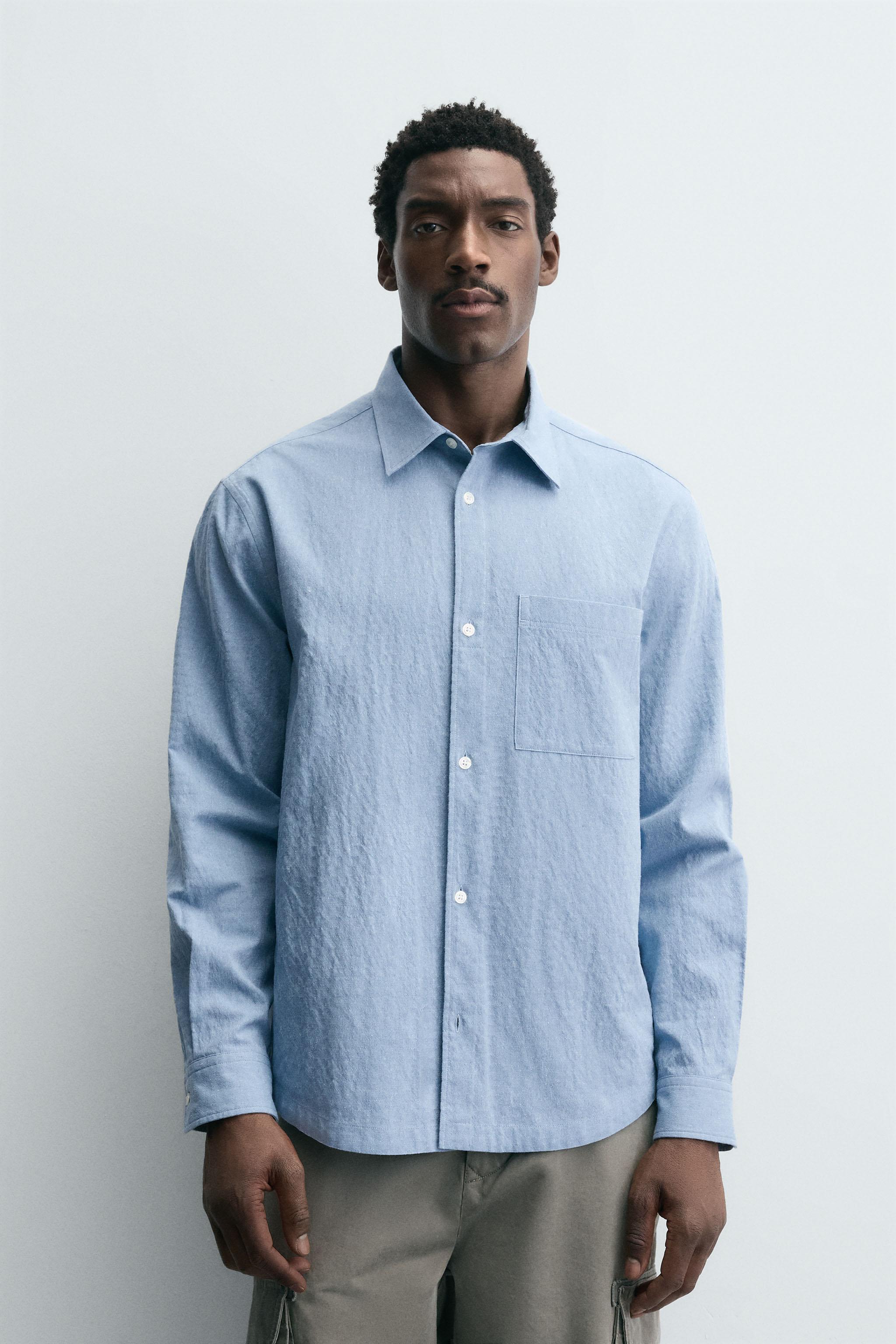 TEXTURED POCKET SHIRT