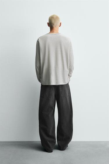 JEAN COUPE DÉCONTRACTÉE - Charbon de Zara - Image 2