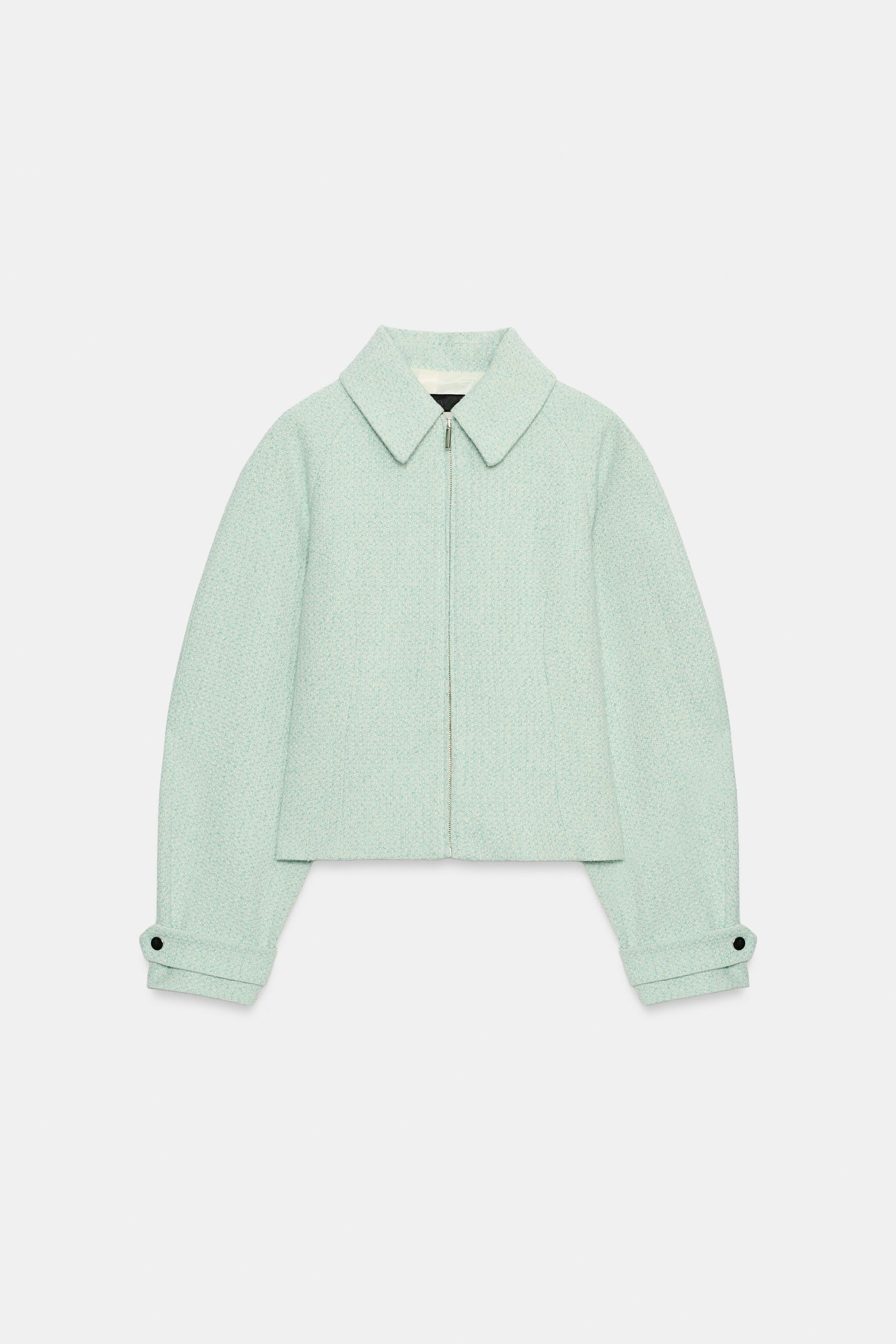TEXTURED ZIP JACKET