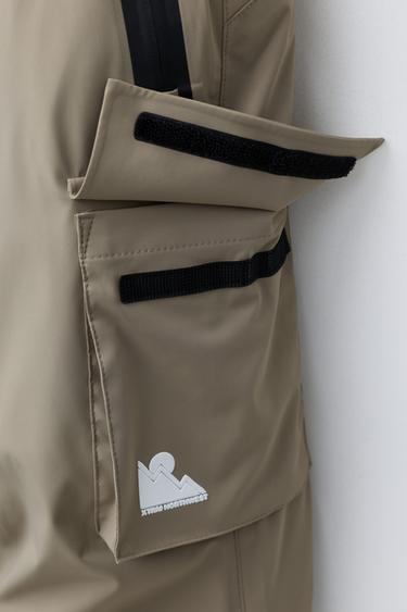 WATERPROOF AND WINDPROOF BRACE TROUSERS RECCO® SYSTEM SKI COLLECTION - Sand by Zara - Image 5