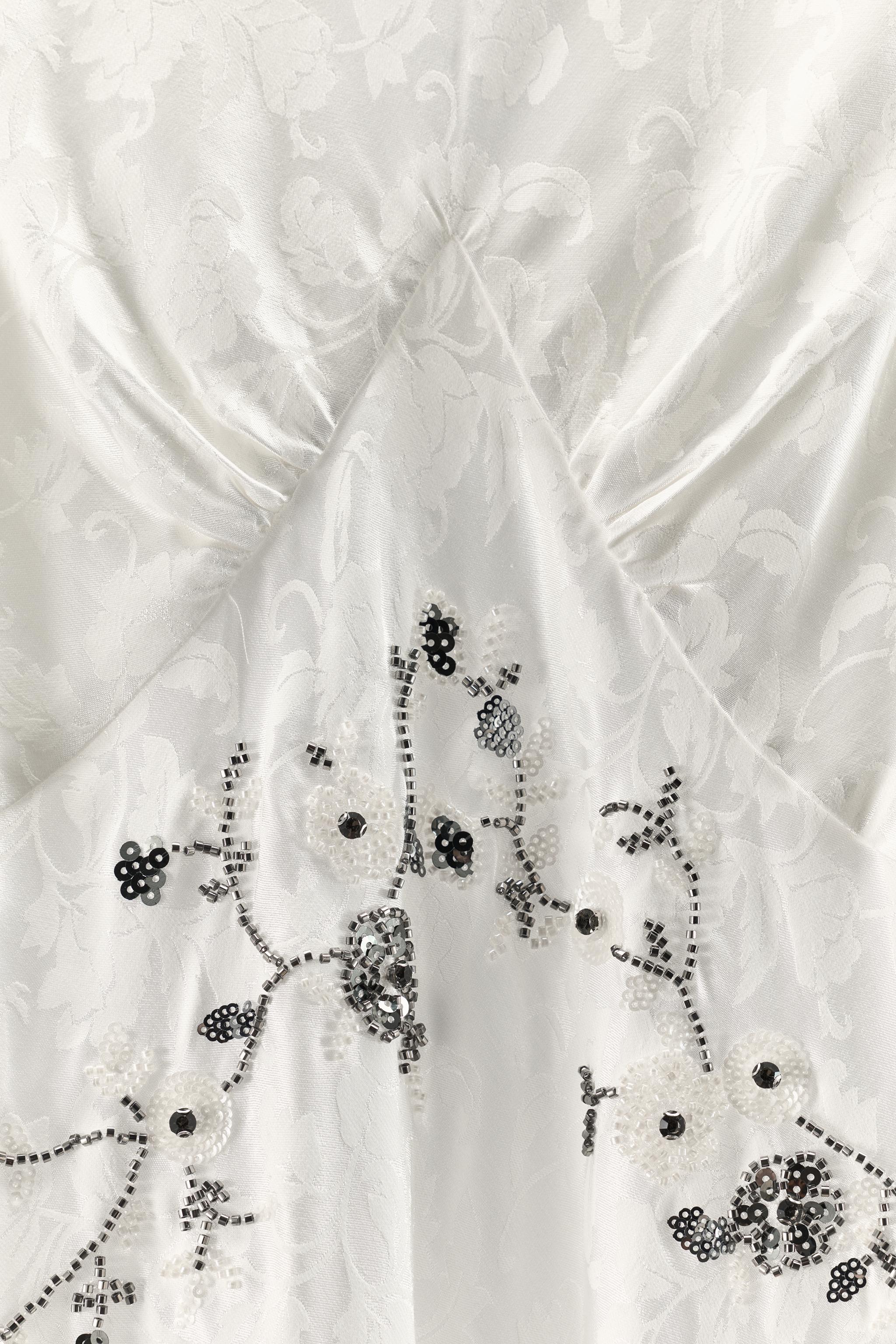 ROBE LONGUE JACQUARD FANTASIE PAILLETTES