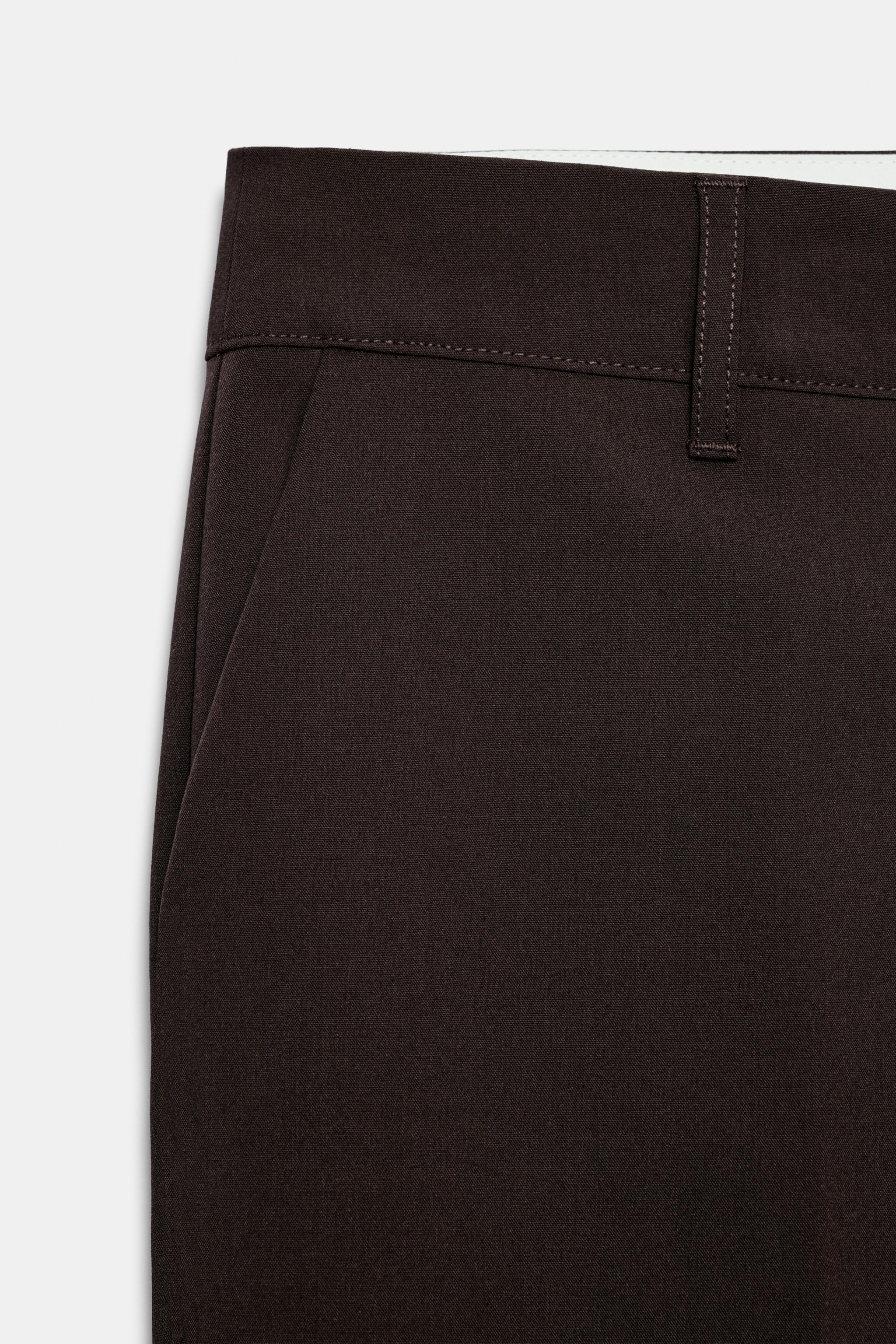 LOW-RISE STRAIGHT LEG PANTS