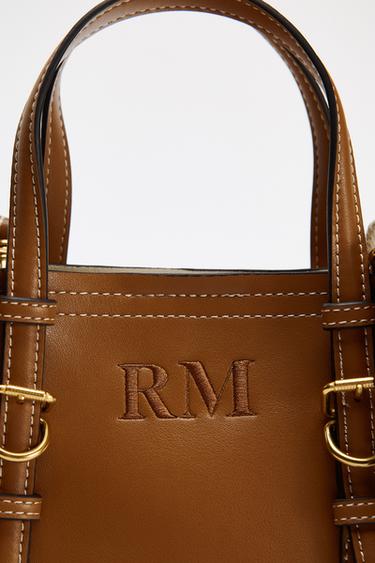MINI TOTE BAG - Dark tan by Zara - Image 4