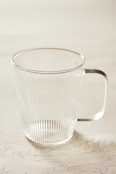 BOROSILICATE GLASS MUG WITH LINES - 990 by Zara - Image 6