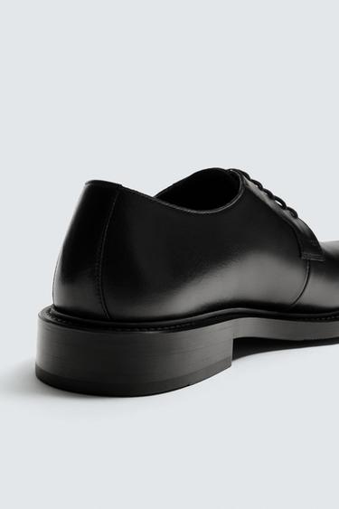 CHAUSSURES EN CUIR CHIC - Noir de Zara - Image 5