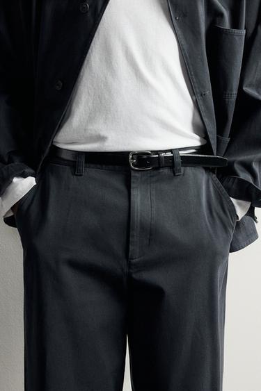 AARON LEVINE X ZARA LEATHER BELT - Black by Zara - Image 0
