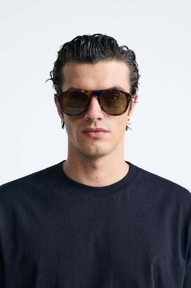 OVAL SUNGLASSES - Tortoiseshell by Zara - Image 0