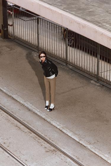 Zara 細高跟穆勒鞋 - 黑色