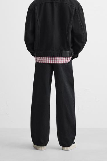 WASHED CARPENTER TROUSERS - Black by Zara - Image 2
