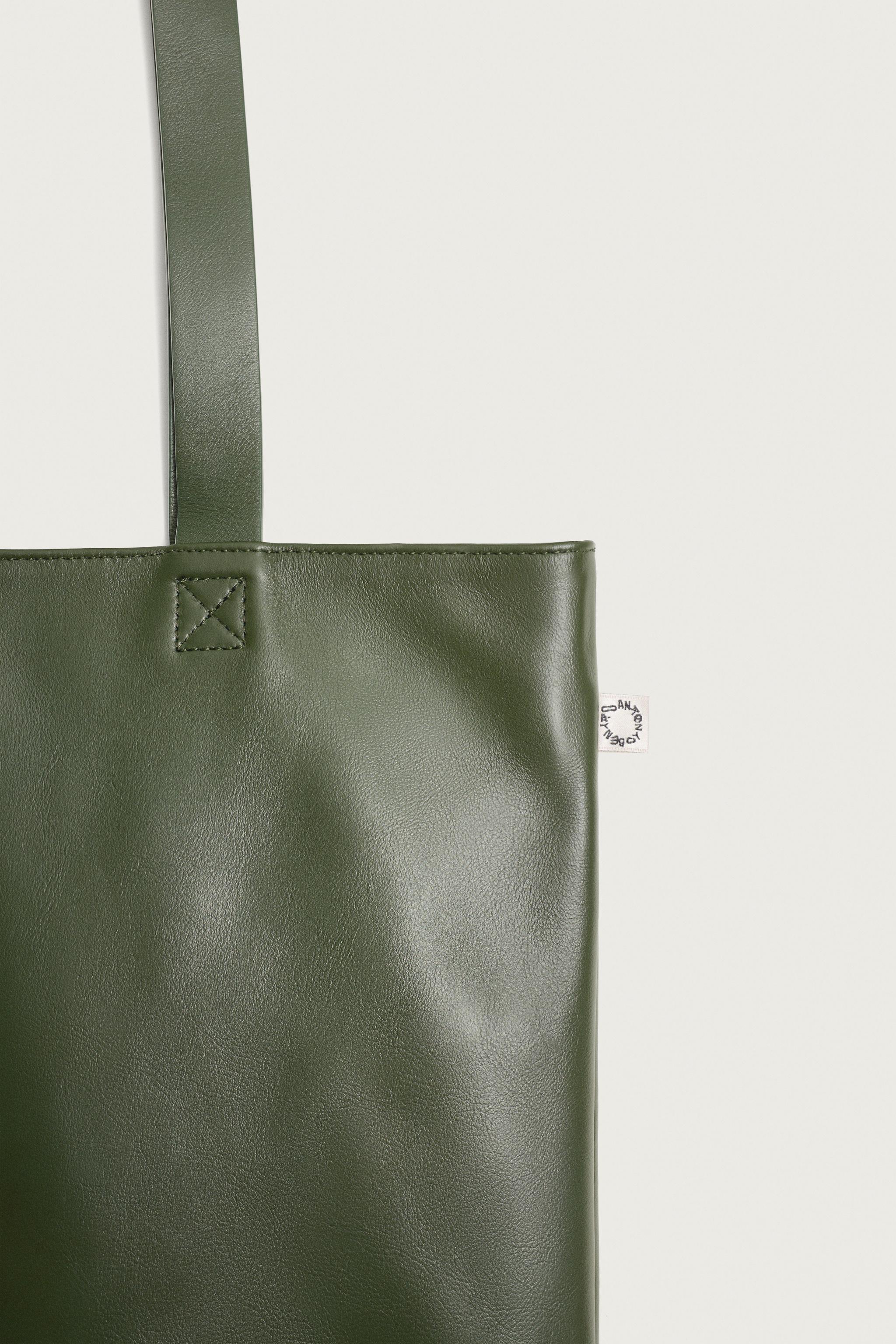 LEATHER SHOPPER BAG