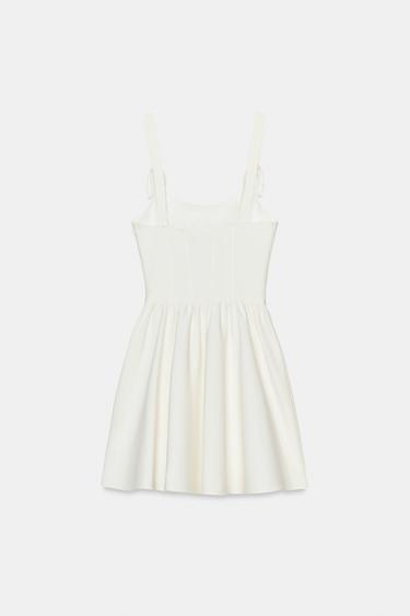 ROBE CORSET VOLUME - Blanc de Zara - Image 6