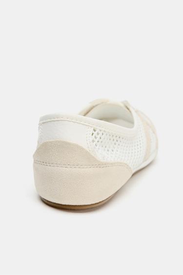 MESH TRAINERS - White by Zara - Image 5