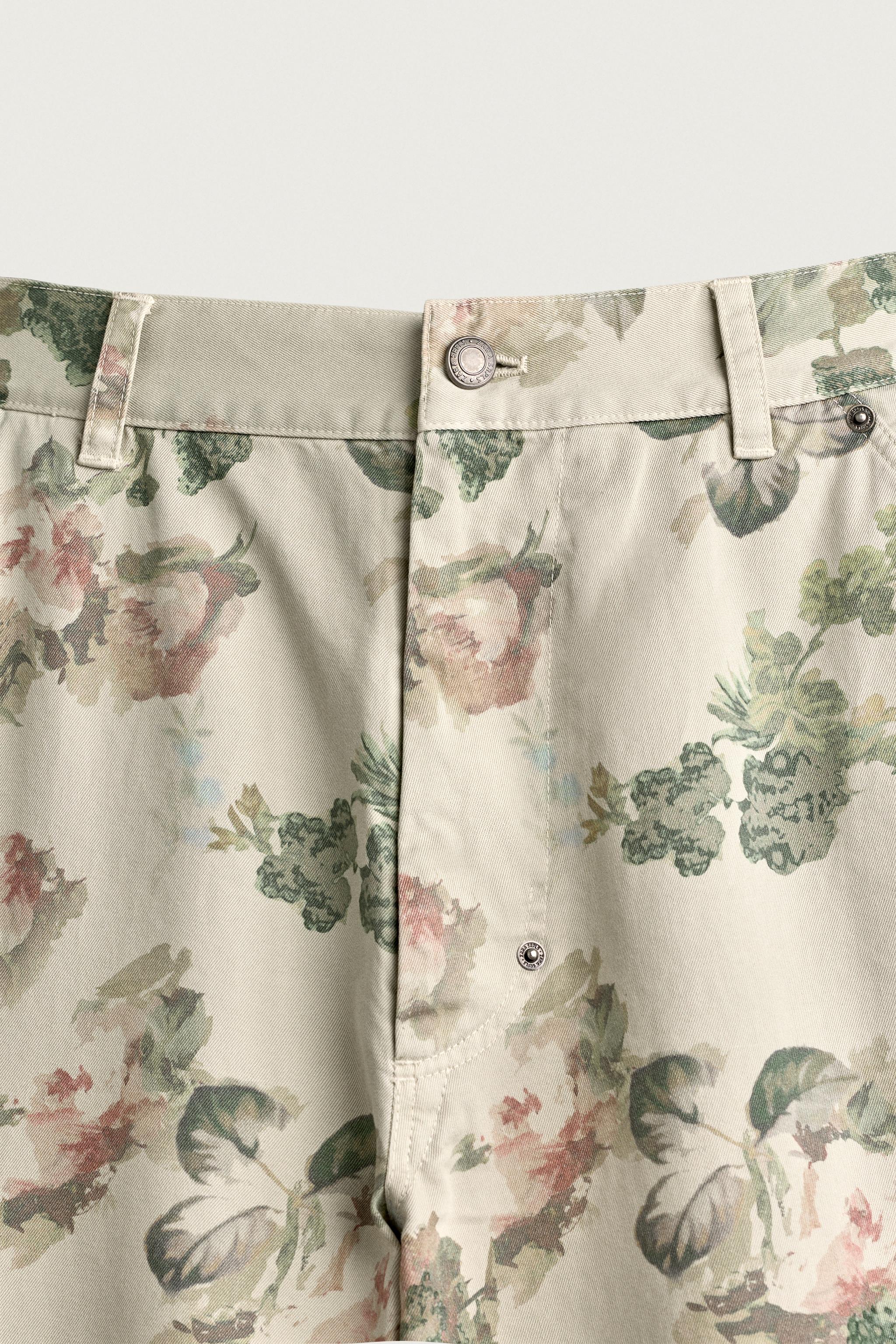 Zara Flwr Crpnt Pnt görsel 7