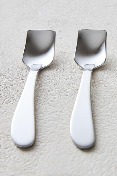 LOT CUILLÈRES À GLACE MANCHE COURBÉ (LOT DE 4) - Acier de Zara - Image 5