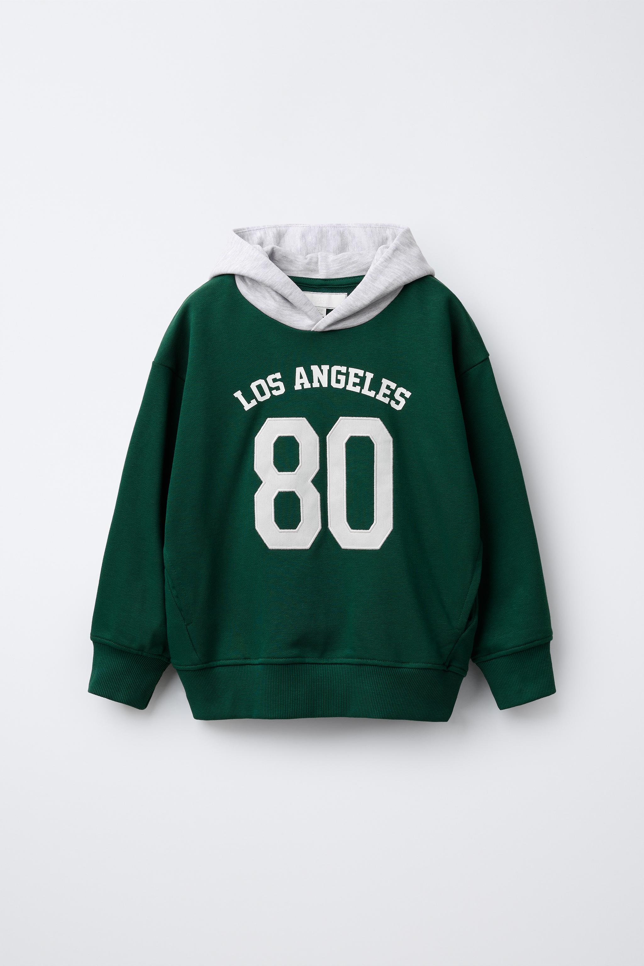 JOGGING HOODIE SWEATSHIRT - Green | ZARA Canada